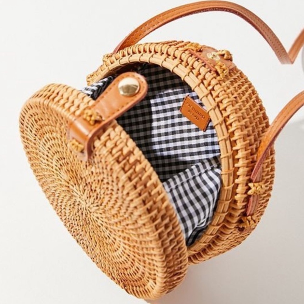 Wicker crossbody